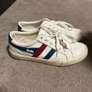Gola white canvas sneakers